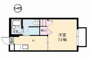 シャーメゾン・パル【1階】の間取り