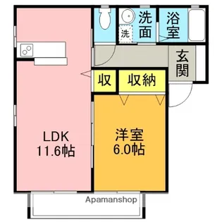 アーバンライフM2【1階】の間取り