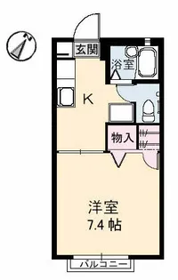 グレースN【1階】の間取り
