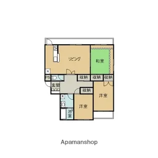 グランデ大輪【4階】の間取り