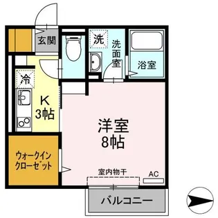 ルミナスヴィラ【2階】の間取り