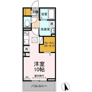 アリビオ【1階】の間取り