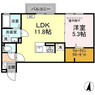 グランソレイユ【2階】の間取り