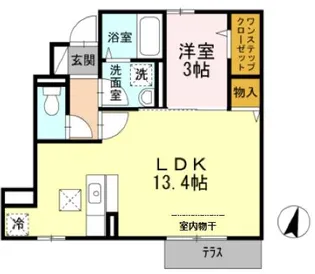 クヴェレ【1階】の間取り