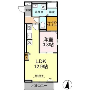 ロイヤルステージ浜乃木【3階】の間取り