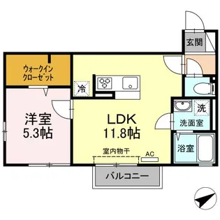 モッペル【2階】の間取り