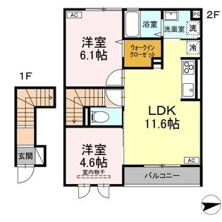 ロイヤルステージ国屋町【2階】の間取り