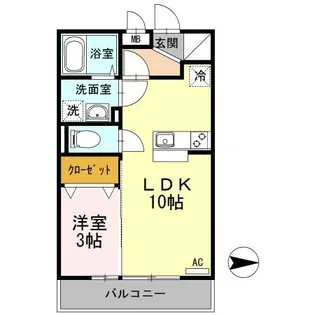 グランシエル【3階】の間取り
