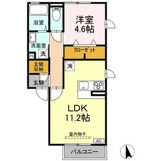 コーポ フェニックス【2階】の間取り