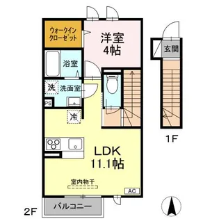 アストリア【2階】の間取り