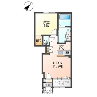 (仮称)スターテラスⅡ東出雲【1階】の間取り