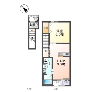 F・I・D【2階】の間取り