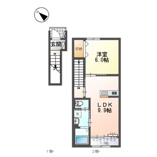 F・I・D【2階】の間取り