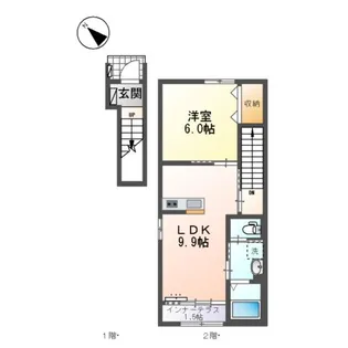 F・I・D【2階】の間取り