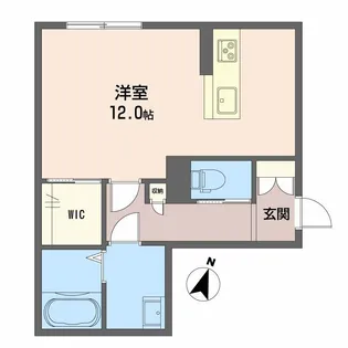 NOCE堂形【1階】の間取り