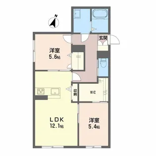 NOCE堂形【2階】の間取り