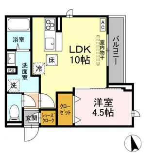 グランテラス【1階】の間取り