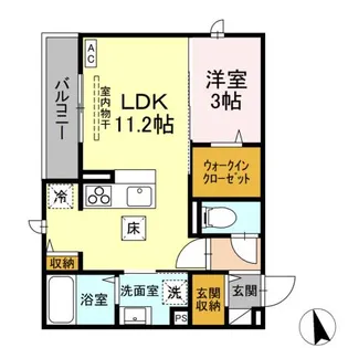 グランテラス【1階】の間取り