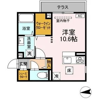 ロイヤルステージ横浜町【1階】の間取り
