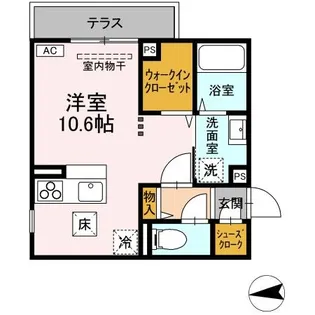 ロイヤルステージ横浜町【1階】の間取り