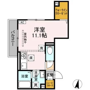 ロイヤルステージ春日町【1階】の間取り