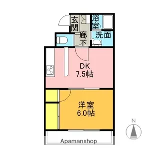 キムラビル【1階】の間取り