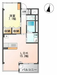 APPARTEMENT EST【3階】の間取り
