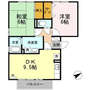 アミュー【2階】の間取り