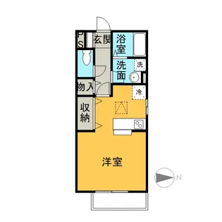パレンティーアSAIKA【1階】の間取り