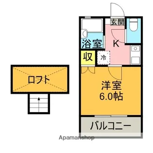 キャビンレイズ【2階】の間取り