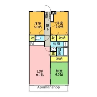シンフォニーヒルズ【4階】の間取り