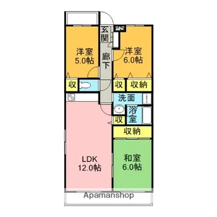 シンフォニーヒルズ【4階】の間取り