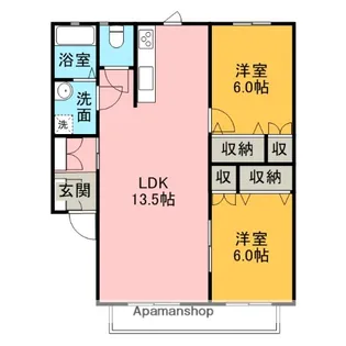 アバンティ【2階】の間取り