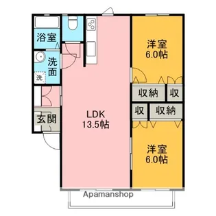 アバンティ【2階】の間取り
