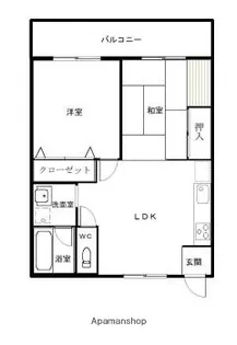 レインボーハイム【3階】の間取り