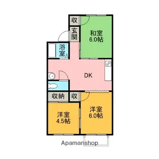 クリーンハイツN【2階】の間取り
