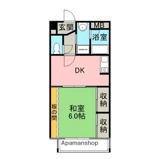 エスペラント嵯峨【206号室】の間取り