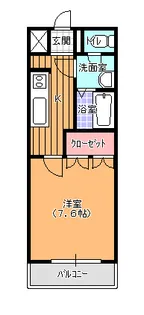 メゾン プラヴィ【1階】の間取り