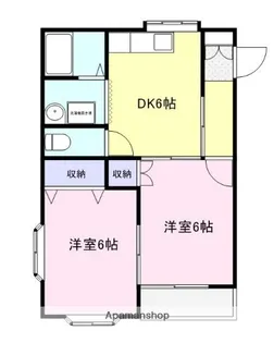 メゾンK&AⅡ B【101号室】の間取り