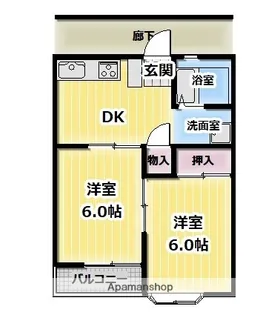 アーバンせいゆう1【203号室】の間取り