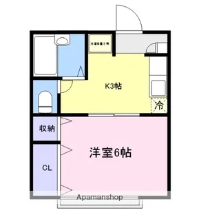 アジュール北陽【207号室】の間取り