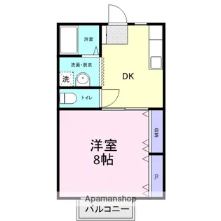 ガーデンハイツ高岡【211号室】の間取り