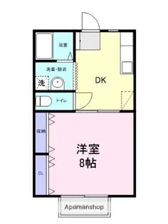 エクセレンスやまだB【108号室】の間取り