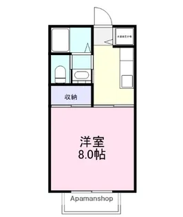 YフラットⅡ【2階】の間取り