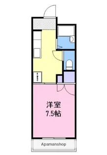 コーポハイプレース【101号室】の間取り
