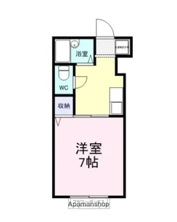 タカオカハイツⅠ【107号室】の間取り