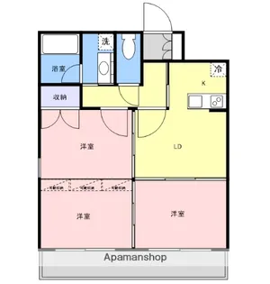 アガット【102号室】の間取り