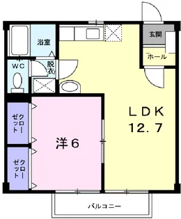 メゾンMK【1階】の間取り