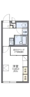 レオパレスシャンブル【1階】の間取り