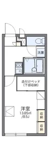 レオパレスシャンブル【106号室】の間取り